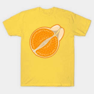 Sumo Orange Slice Graphic Fresh and Zesty Citrus Vibes for Summer T-Shirt